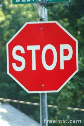stop sign